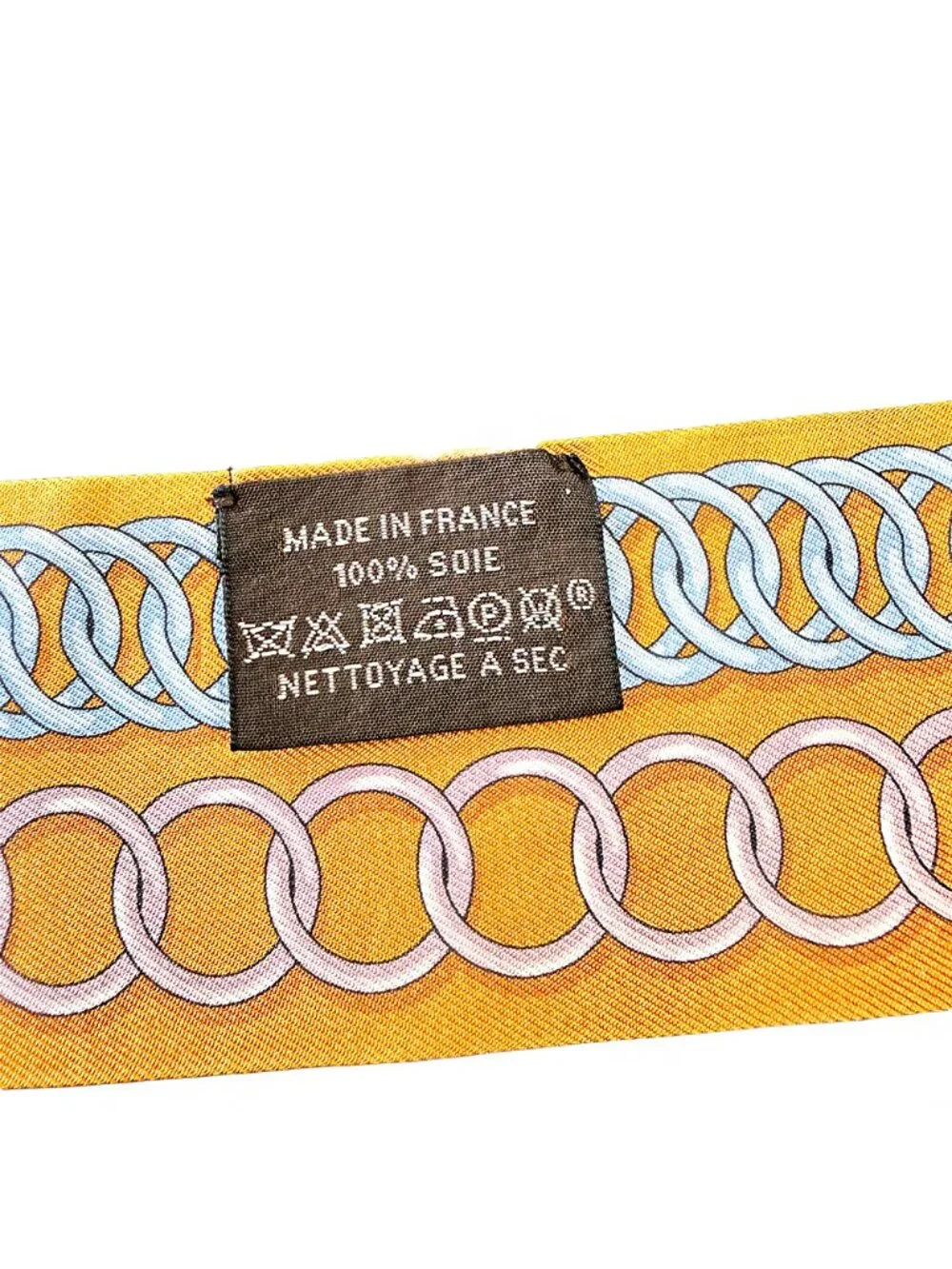 Hermès Maillons Silk Twilly Scarf - Picture 9 of 15